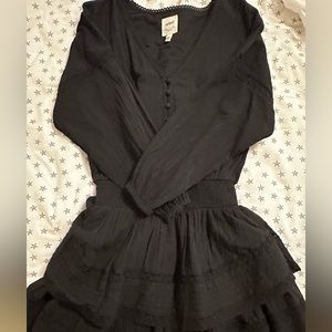 Arie Rock and Ruffle Dress size xxs